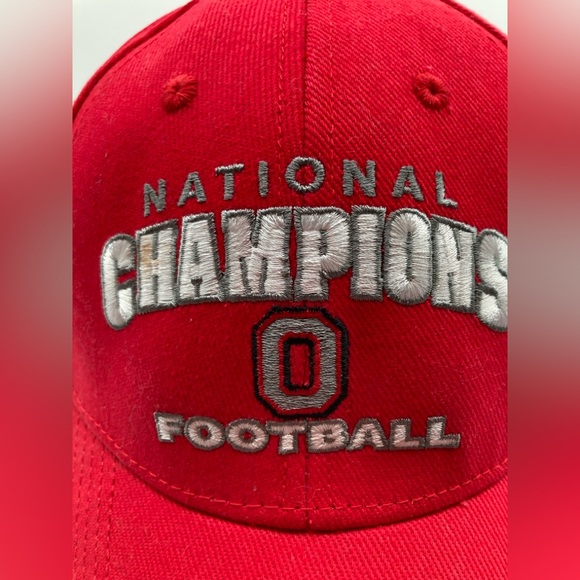 Ohio State Buckeyes 7 Time National Champions Football Cap Hat StrapBack OSU - Picture 6 of 7